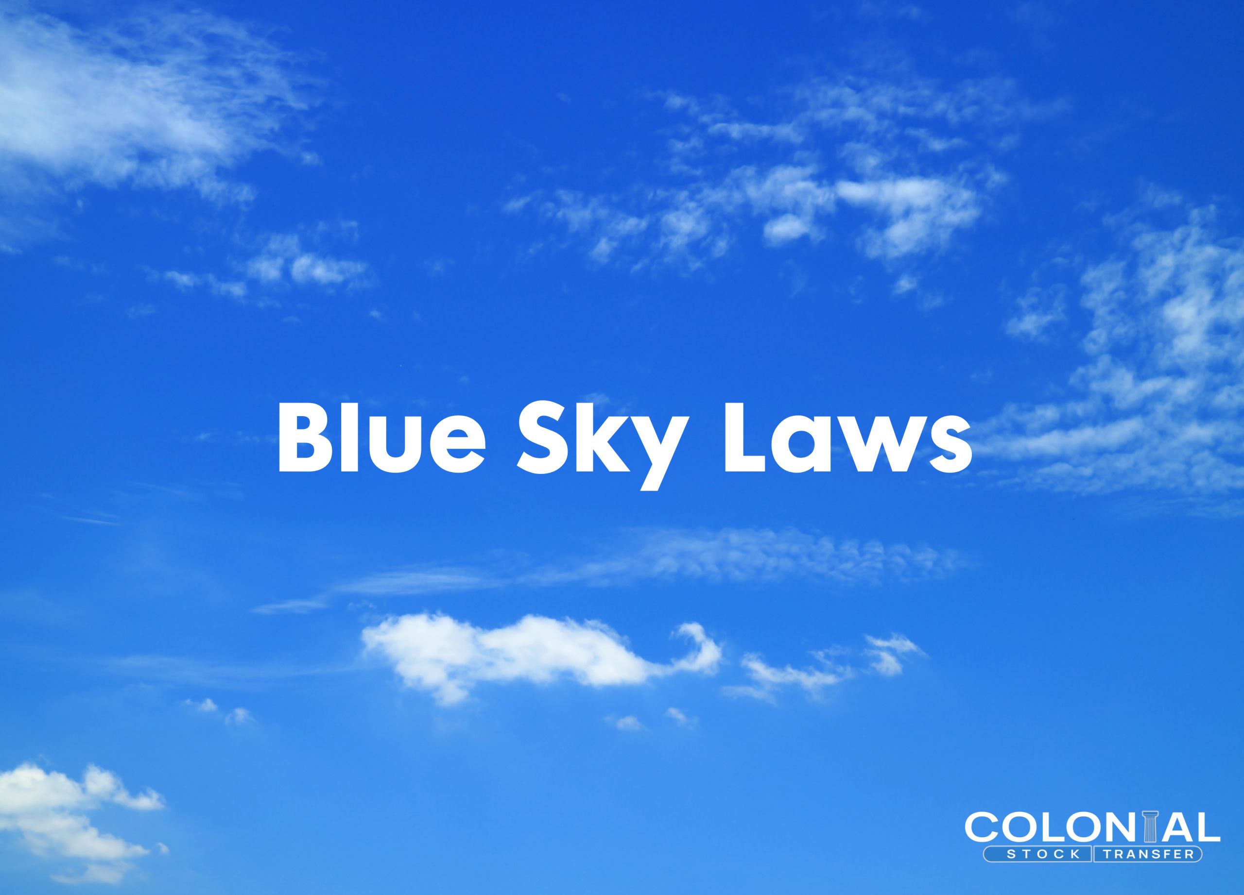 What are State Blue Sky Laws?