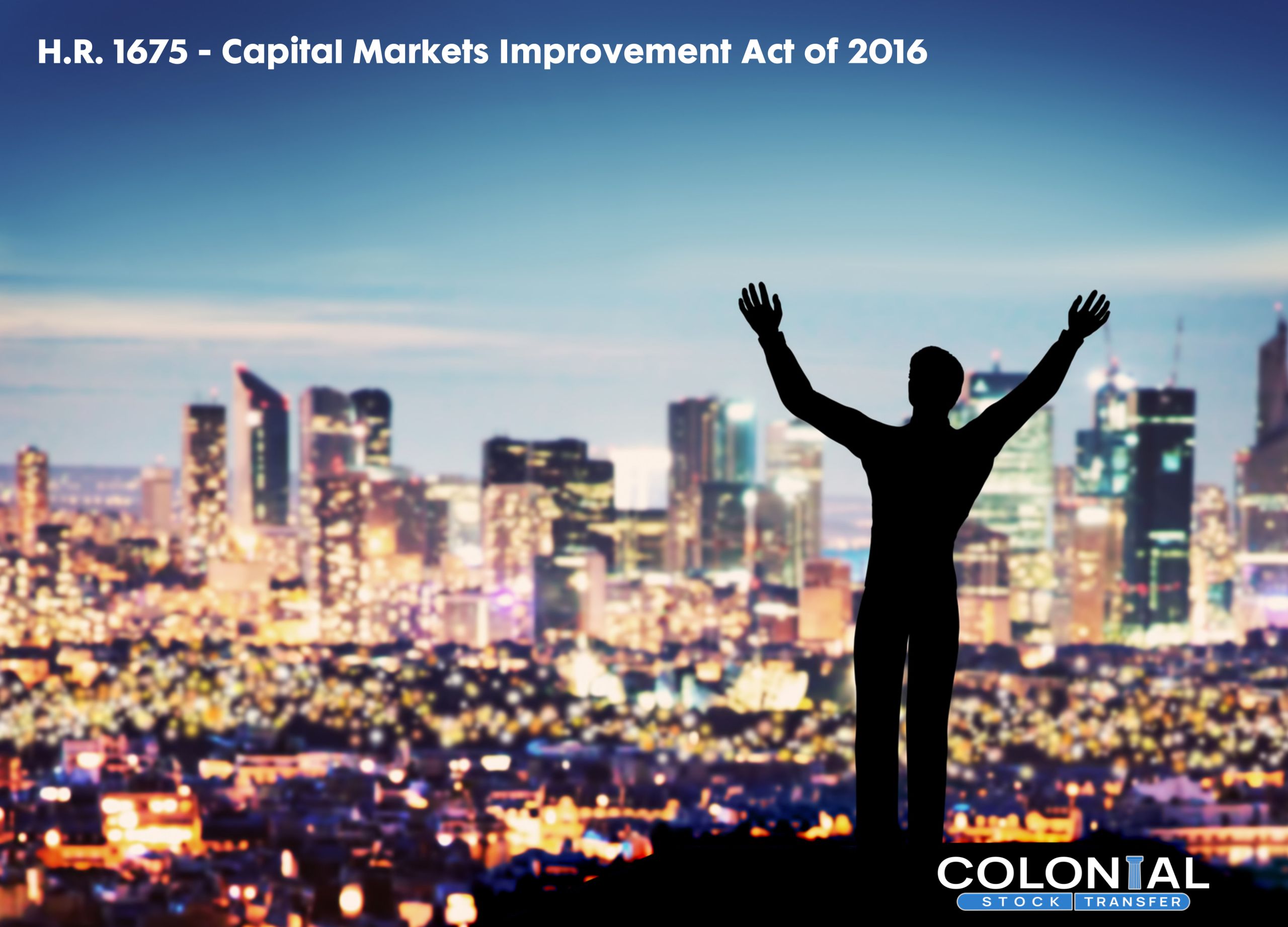 H.R. 1675 – Capital Markets Improvement Act of 2016