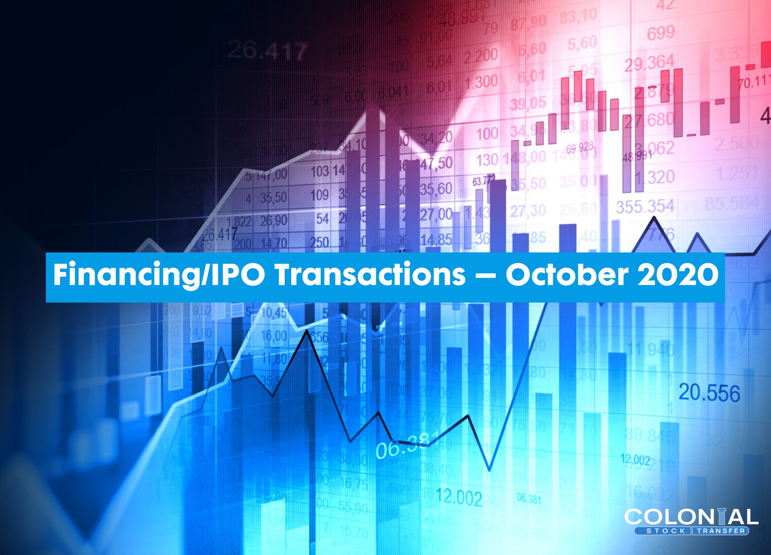 Financing/IPO Transactions – October 2020