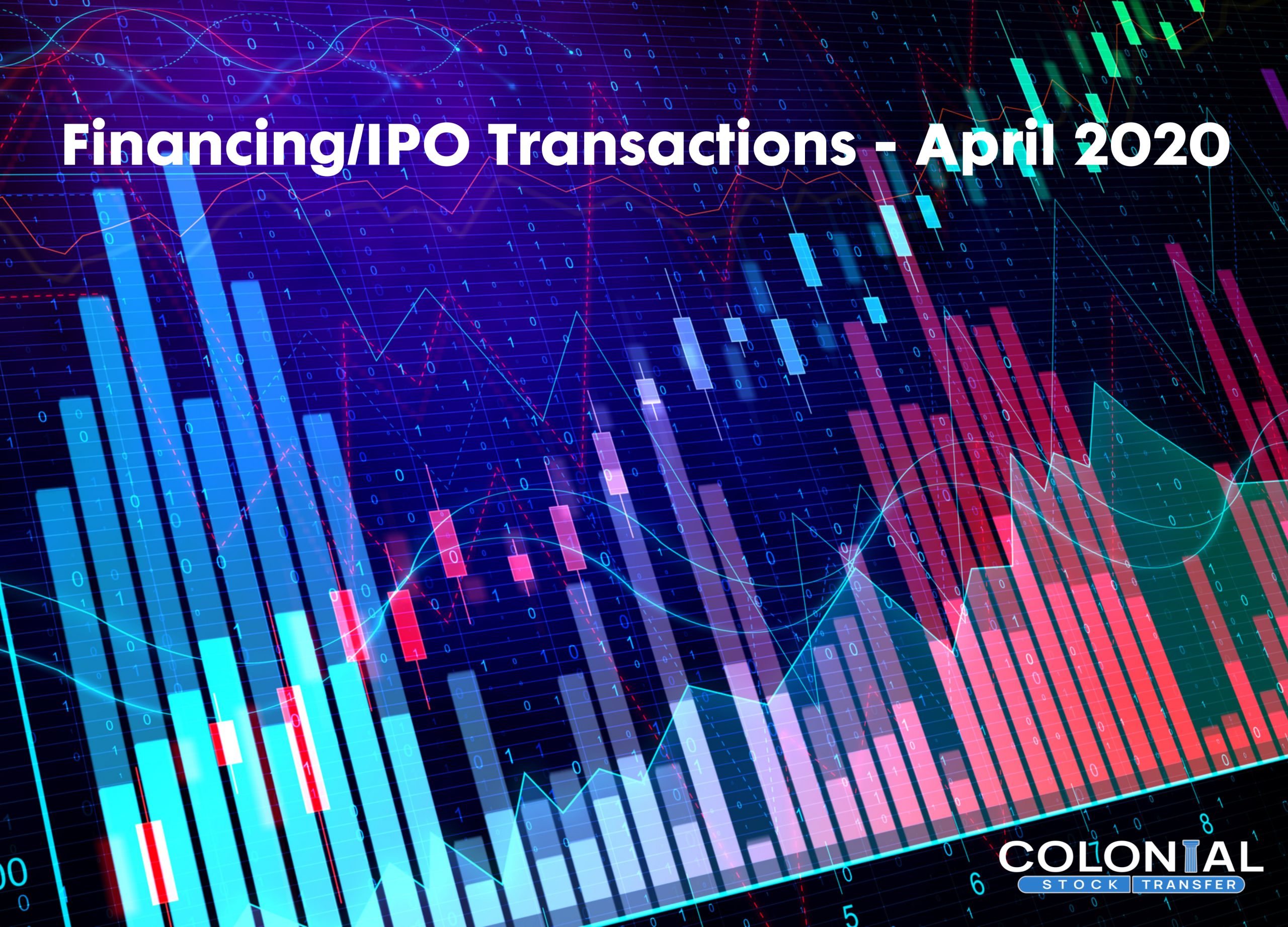 Financing/IPO Transactions – April 2020