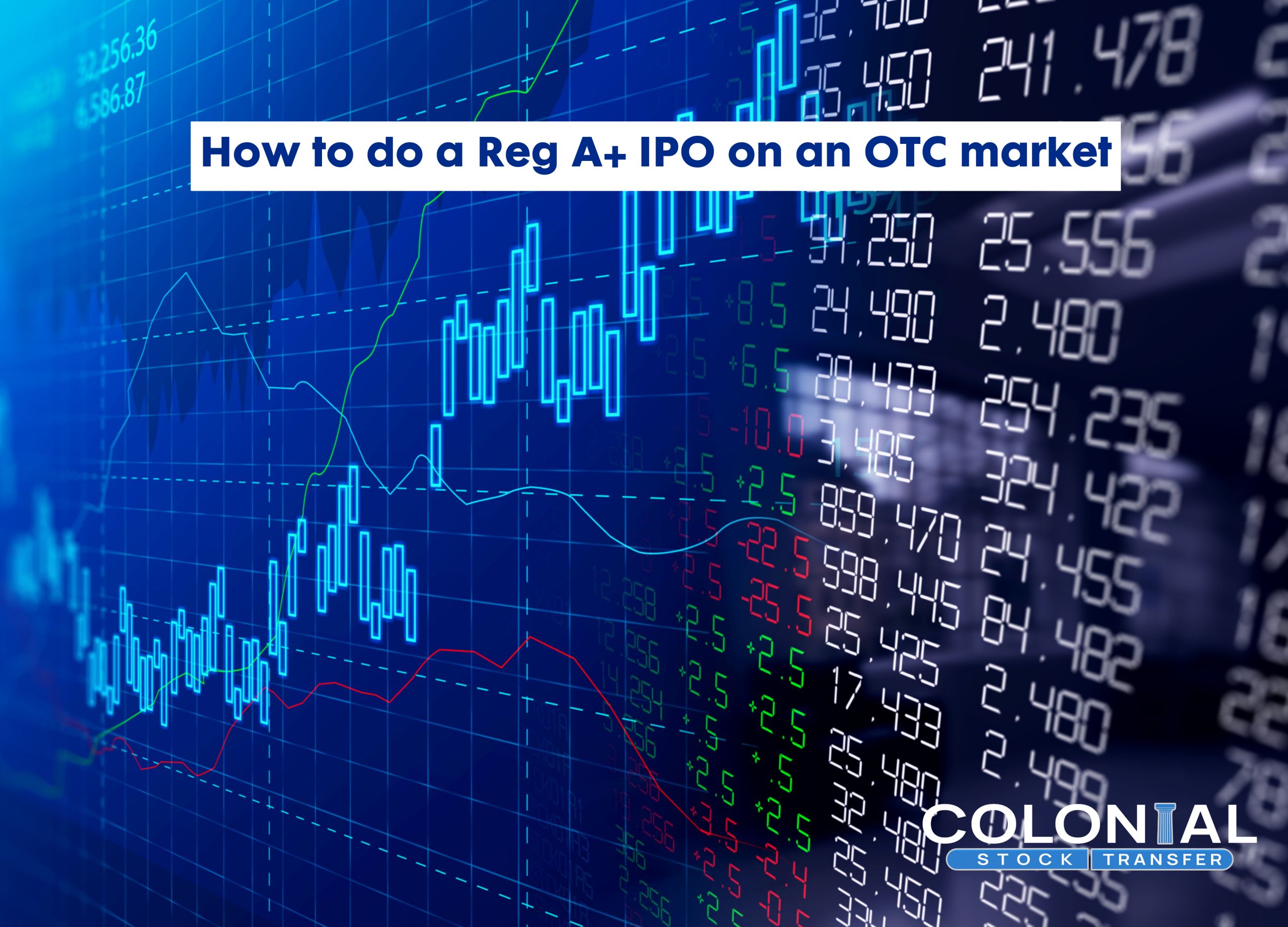 How to do a Reg A+ IPO on an OTC market