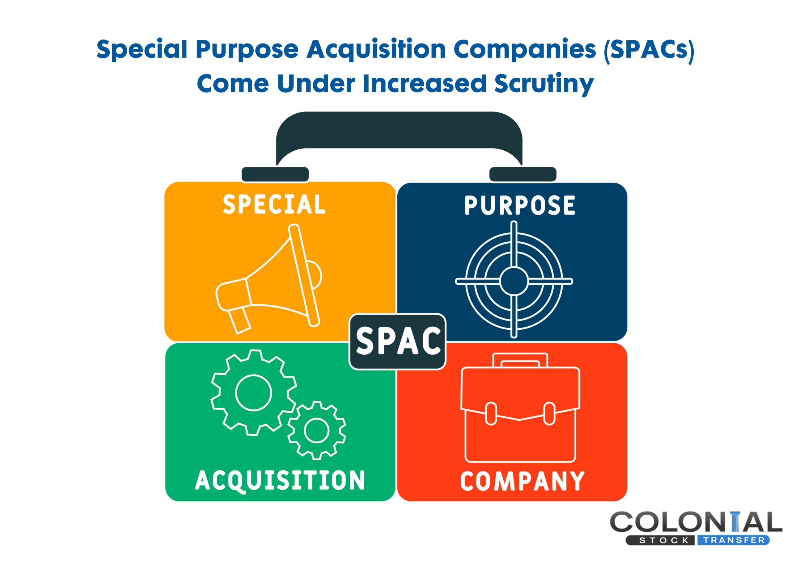 Special Purpose Acquisition Companies (SPACs) Come Under Increased Scrutiny