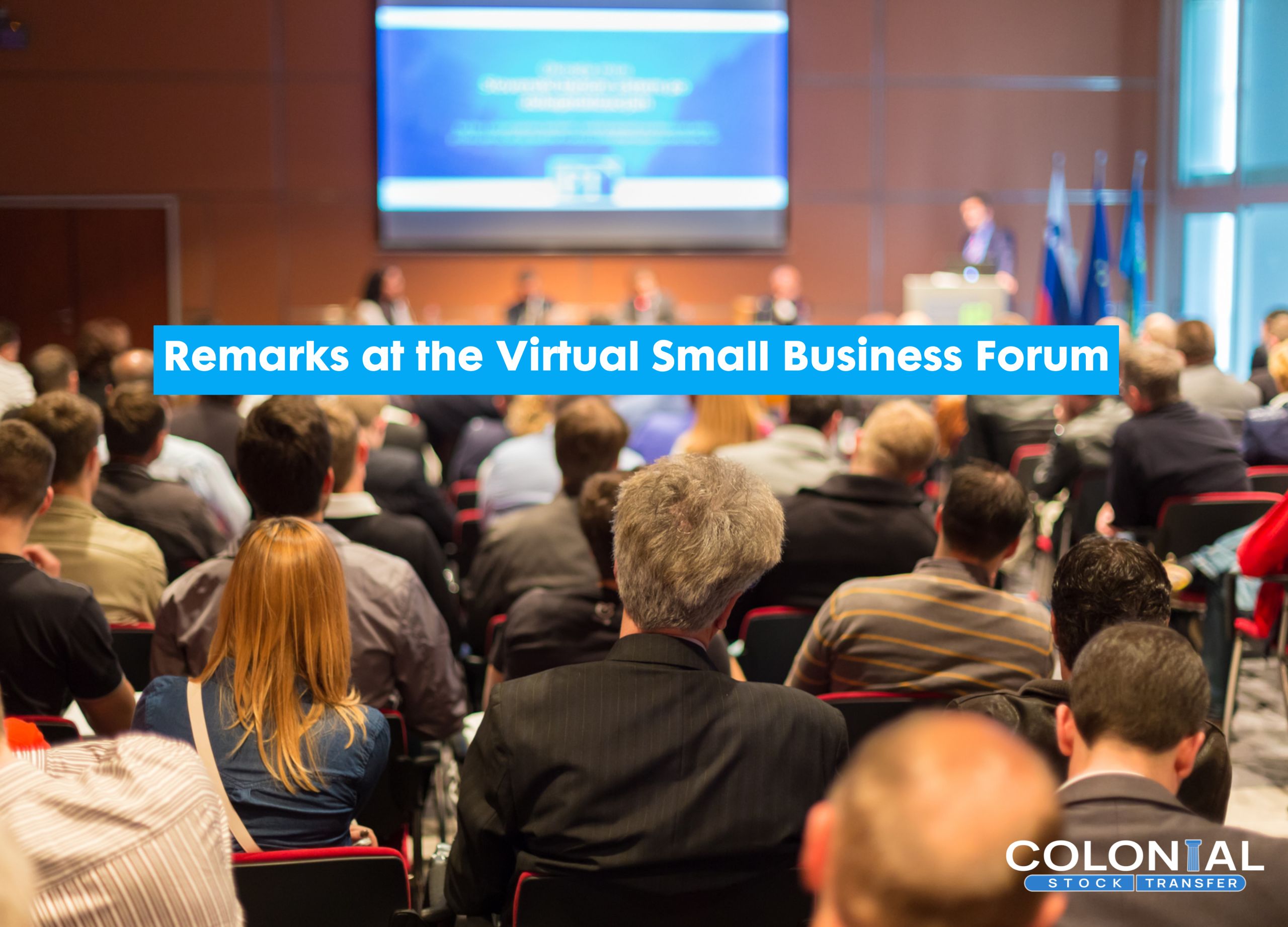 Remarks at the Virtual Small Business Forum